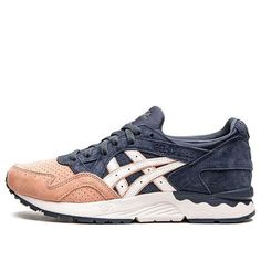 the asics sneakers in blue and pink are on sale at asicshopping