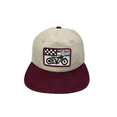 Introducing our stylish and practical Cotton Canvas, Flat Brim, Adjustable Baseball Cap – the perfect blend of fashion and functionality! Displaying the West Coast Motor Club logo as a woven patch on the front of the cap, this Cotton Canvas Cap adds a utility feel to your everyday look. And the adjustable strap ensures a comfortable fit for all head sizes, making it versatile and easy to wear. Whether you're running errands around town or hitting the trails, our Cotton Canvas, Flat Brim, Adjusta Casual Outdoor Trucker Hat With Embroidered Patch, Cotton Hat With Logo Patch And Flat Brim, Flat Brim Cotton Hat With Logo Patch, Retro Cotton Snapback Hat With Logo Patch, Retro Cotton Snapback Hat For Outdoor, Casual Logo Patch For Streetwear, Casual Fitted Flat Cap With Logo Patch, Retro Snapback Hat With Logo Patch And Curved Brim, Trendy Flat Bill Baseball Cap For Outdoor