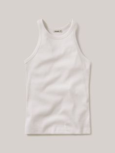 White Surplus Rib Tank - Buck Mason Newbury Street Boston, 2023 Wishlist, Buck Mason, Santa Monica Blvd, Military Inspired, Ribbed Tank, Bra Straps, Stretch Cotton, Basic Tank Top