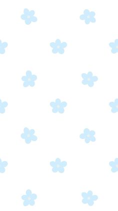 a white background with blue flowers on it