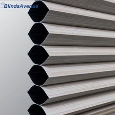 the blinds are lined up and ready to be used in any room with woodgrains