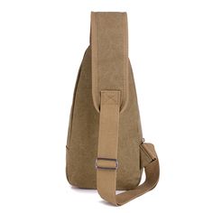 2017 New Chest Canvas Messenger Bag One Shoulder Bag MFB12_7 Backpack Canvas Bag For Mobile Phone Travel, Travel Canvas Backpack With Mobile Phone Bag, Khaki Travel Chest Backpack, Khaki Rectangular Chest Bag For Travel, Khaki Crossbody Chest Bag For Travel, Quilted Wallet, Mens Fashion Classic, Canvas Messenger Bag, Shoulder Backpack