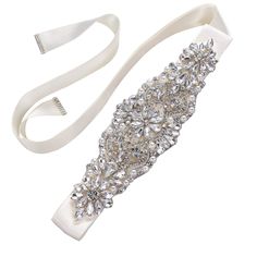 PRICES MAY VARY. WEDDING BELT:Wedding belt adopts hand sewing technology,specially built for wedding accessories.Wedding belt for bride dress can enhance elegance and brilliance. SIZE:Wedding belt rhinestones applique size(L x W):approximately 6.69 x 1.96 inches,ribbon size(L x W):100 x 0.78 inches.Enough size of bridal belt can meet the needs of various bride figures. MATERIALS:Wedding belt is made of 3A+ rhinestones and high quality pearls,will not easy to fade,rust,discolor,corrode, maintain Wedding Belts And Sashes Vintage, Bridal Belt Ribbon, Bridal Belts And Sashes Crystals, Wedding Dres Belts, Celtic Wedding Belt, Luxury Bridal Belt With Crystal Embellishments For Formal Occasions, Wedding Dress Belt Rose Gold, Sparkly Wedding Dress Belt, Wedding Dresses With Sparkly Belt