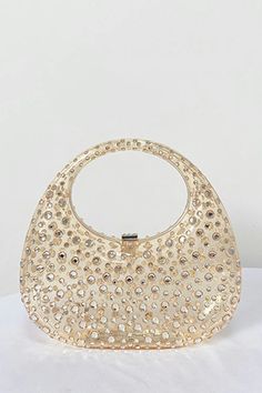 Glass Handbag, Sparkle Bag, Acrylic Accessories, Yellow Handbag, Diamond Jewel, Red Carpet Event, Cocktail Parties, Black Tie Event, Functional Accessories