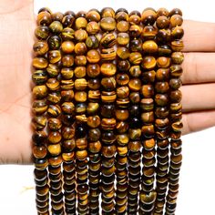 Multi Color Tiger Eye Crystal Beads Round Tiger Eye Beads 1mm Hole Smooth Polished Crystal Beads ( 6 mm 8mm 10mm 12mm 14mm) Beads Crystal Name:- Tiger Eye Beads Hole Size:- 1 mm Beads Size:- 6mm, 8mm, 10mm, 12mm Beads Shape:- Ball Shape Beads Transparency:- Fireplay Item Type:- Round Loose Beads Quantity in Strand:- In 1 Strand Of 6mm ( 60 Pieces) In 1 Strand Of 8mm ( 50 Pieces) In 1 Strand Of 10mm ( 40 Pieces) In 1 Strand of 12mm ( 30 Pieces) In 1 Strand Of 14mm (22 Pieces) More Beads Available here Polished Round Brown Beads, Brown Round Beads For Jewelry Making, Brown 8mm Round Beads, Brown 8mm Beads, Brown Beaded Necklaces With 8mm Beads, Brown Beaded Necklace With 8mm Round Beads, Crystal Names, Tiger Eye Crystal, Tiger Eye Beads