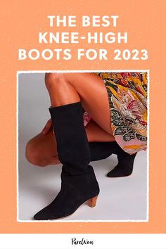 Knee high boots will never really be out of style, but if current shopping trends are any indication, they’re primed and ready to be one of the top boot styles of 2023. Here are the best styles to shop now. Maximalist Fashion, Colored Boots, Weatherproof Boots, Dressy Sweatshirt, High Leather Boots, Minimalist Wardrobe, Equestrian Style