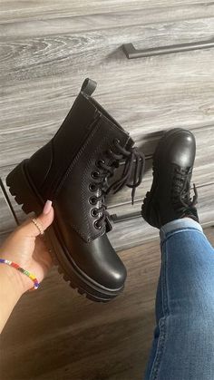 Women’s Lace Up Black Combat Boot with Side Zipper – Signature Step Spring Lace-up Boots With Zipper Closure And Round Toe, Casual Lace-up Combat Boots With Zipper, Spring High-top Combat Boots With Zipper Closure, Spring Ankle Combat Boots With Zipper, Ankle-high Lace-up Boots With Zipper Closure For Spring, Winter Lace-up Combat Boots With Zipper Closure, Black High-top Lace-up Boots With Zipper, High Ankle Combat Boots With Zipper For Fall, Ankle-high Combat Boots With Zipper Closure For Fall