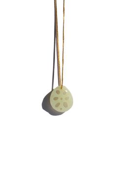 seree-mala-project-lotus-root-nephrite-jade-pendant-necklace-1 Jade Pendant Necklace, Lotus Root, Lotus Jewelry, White Lotus, Jade Necklace, The Lotus, Silver Box, Jade Stone, Chain Gold