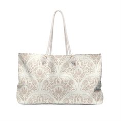 "Beach Large Tote Bag, Seashell texture Tote Bag, Neutral Tone Beach Bag, Summer Beach Bag, Shabby Chic Bag, Weekender Bag ---- Our oversized Weekender Tote is ideal for a weekend at the beach or in town. The wide-mouthed, durable bag holds a generous amount of personal items and is easily held by its thick rope handles. .: 100% Spun Polyester .: T-bottom .: Cream sheeting interior lining .: One size: 24\" x13\" (60.9 cm x 33 cm) .: Print in the USA CARE INSTRUCTION: Suggested to pretreat visibl Beige Tote Weekender Bag With Handles, Elegant Beige Rectangular Beach Bag, Elegant Rectangular Beige Beach Bag, Beige Rectangular Travel Bag With Handles, Elegant Cream Beach Bag For Vacation, Elegant Beige Rectangular Weekender Bag, Cream Canvas Tote Bag For Vacation, Cream Pouch Beach Bag For Everyday Use, Cream Canvas Travel Gift Bag