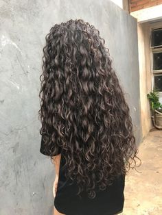 Super Long Curly Hair Natural Curls, Long Permed Hair Before And After, Long 3a Hair, Long Curly Hair Naturally, Long 3b Hair, Perms For Long Hair, Super Long Curly Hair, Long Naturally Curly Hair