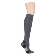 Mild compression: 8–15 mmHg Complete compression body with enhanced spandex provide 360 degrees of support Anti-microbial & anti-odor Breathable mesh upper to promote airflow and keep feet cool & dry Dynamic arch support increases stability and balance TruDry & microfiber nylon for wicking & comfort Non-binding comfort band Targeted ankle support protects ankle without restricting motion Enhanced terry cushion provides maximum impactprotection & comfort Smooth, reinforced toe maintains optimal c Fitted Functional Sports Socks, Breathable Fitted Sports Socks, Comfortable Fitted Socks For Sports, Comfortable Fitted Sports Socks, Supportive Breathable Fitted Socks, Sports Compression Socks, Calf Sleeve, Compression Tights, Ankle Support