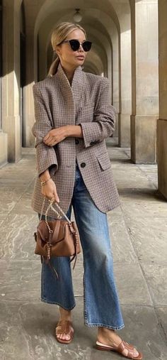 Stile Casual Chic, Looks Jeans, Casual Chique, Outfit Jeans, Mode Casual, Blazer Outfits, Style Mistakes, Mode Inspiration, Jean Outfits