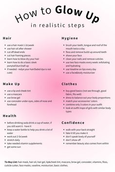 Basic Skin Care Routine, Self Care Bullet Journal, Self Confidence Tips, روتين العناية بالبشرة, Confidence Tips, Glow Up Tips, Girl Tips, Self Care Activities, Quick Workout