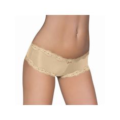 Maidenform Scalloped Lace-Trim Cheeky Hipster 40823 - Women's, Size: 7, Brown Elegant Stretch Beige Shorts, Trendy Stretch Bottoms With Lace Trim, Elegant Fitted Brief Shorts, Lingerie Outfits, Romantic Look, Pretty Style, Scalloped Lace, Women Lace, Style Guides