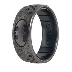 Unleash your inner Dark Knight™ with The Batman™ Ring. Etched with the iconic Batman emblem on a distressed silicone band, this DualTone ring captures the gritty determination and unwavering resolve of Gotham's greatest hero. Whether you're taking on the challenges of your day or simply showcasing your love for Batman, this ring is the perfect accessory for every fan. Lifetime Warranty: Every Enso ring comes with a lifetime guarantee. If your ring breaks, stretches out, or fades, we’ll replace it for the lifetime of the buyer. Made in the Rockies: Made with the highest quality materials to set the standard for luxury silicone rings Ultra Comfortable: Unique, flexible design for ultra comfort even with swelling fingers and hands Safe: Engineered with Anti Ring Avulsion Technology to break a Enso Ring, Batman Emblem, Batman Ring, Enso Rings, Dc Comics Collection, Silicone Ring, The Rockies, Silicone Rings, The Batman