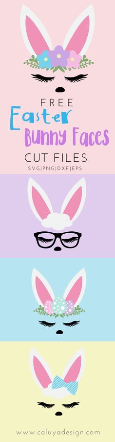 the easter bunny face cut files