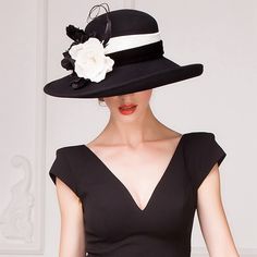 Wool Hats with Flower 1PC Casual Kentucky Derby Horse Race Headpiece Melbourne Cup Hats Headpiece 2024 - $85.99 Kentucky Derby Horses, 1920s Men, Derby Horse, Men Ties, Cloche Hats, Historical Dress, Wool Hats, Cheap Party, Philip Treacy