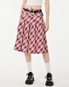 Good Manners Plaid Kilt Skirt | Women's Skirts – Boogzel Clothing Fitted Plaid Preppy Skirt, Plaid Pleated Mini Skirt School Uniform, Spring Plaid Skirt For Work, Trendy Pleated Plaid Bottoms, Fitted Plaid Skirt For School Uniform, Fitted Plaid Pleated Mini Skirt, Trendy Plaid Pleated Skirt For Fall, Trendy Plaid Mini Pleated Skirt, Trendy Plaid Pleated Mini Skirt