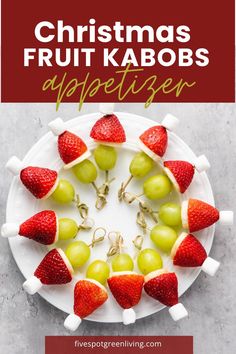 Christmas Fruit Kabobs Recipe