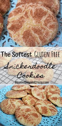 the softest gluen - free gingerroddle cookies are on a cooling rack