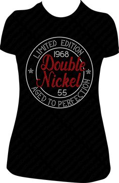 a t - shirt with the words double nickel on it