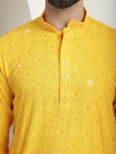 Buy SOJANYA Embroidered Mandarin Collar Long Sleeves Straight Kurta - Kurtas for Men from SOJANYA at Rs. 959. Style ID: 28569942 Straight Kurta, Long Sleeves, Long Sleeve