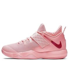 the nike zoom basketball shoe in pink