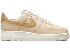 Buy and sell StockX Verified Nike shoes on StockX including the Nike Air Force 1 Low '07 Sanddrift Metallic Gold (Women's) and thousands of other sneakers with price data and release dates. Shoes Sneakers Nike, Nike Air Force 1 Low, Hot Sneakers, Air Force 1 Low, Jordan Retro, Adidas Yeezy, Nike Air Force 1, Air Force 1, Metallic Gold