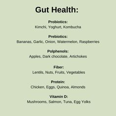 Gut health, healthy gut, gut healthy foods, gut health support Whole Foods For Gut Health, Full Day Eating For Gut Health, Gut Health Basics, Gut Biome Foods, Good Gut Food, How To Fix Gut Health Tips, Coconut Oil For Gut Health, Clean Your Gut Naturally, Ways To Heal Your Gut