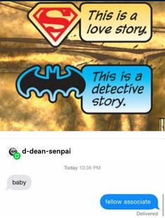 the batman and supermangirl stickers are on twitter