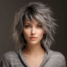 75 Trending Shag Haircut Ideas for 2023 Shag Haircut Gray Hair, Textured Shoulder Length Hair With Bangs, Medium Length Shags For Women, Choppy Shag Hairstyles Short With Bangs, Back View Of Bob Hairstyles Layered Hair, Growing Out A Pixie To A Shag, Heavily Layered Shag Haircut, Shag Hairstyles 2023