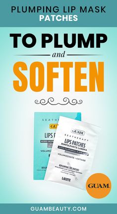 Plumping Lip Mask Patch with Hyaluronic Acid. Guam Pumping Lip Patches are a comprehensive treatment containing replumping, remineralizing, and rejuvenating bioactives in their purest form. A unique blend of Guam seaweed, hyaluronic acid, and epidermal growth factor Oligopeptide-1 improves the texture, volume, contour, and color of the lips.  #lipmask #lipcare #liptreatment #lips #beauty #hacks #lipsheet #pathces #hyaluronic #hyaluronicacid #plumplips #lipplumper #plump #guambeauty #softlips Skin Firming Lotion, Epidermal Growth Factor, Lip Patch, Tighten Loose Skin, Growth Factor