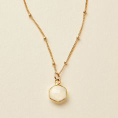 Moonstone Necklace – Made By Mary Poppy Ring, Made By Mary, Fresh Starts, Gemstone Collection, Sunflower Pendant, Dainty Choker, Moonstone Necklace, Disc Necklace, Necklace Sizes