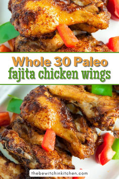 Whole 30 Paleo Fajita Chicken Wings. These Fajita Chicken Wings are clean eating, Whole 30 and paleo approved! Discover fajita chicken wings, whole 30 chicken wings, whole 30 chicken wings recipes, and whole 30 crispy chicken wings. They have a mild kick with a little bit of lime that comes in and saves you. They’re a great appetizer year-round.