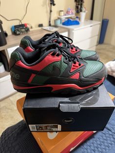 Find Size 10 - Nike Supreme X Air Cross Trainer 3 Low Black Gorge Green on eBay in the category Clothing, Shoes & Accessories>Men>Men's Shoes>Athletic Shoes. Cross Trainer, Accessories Men, Shoes Athletic, Athletic Shoes, Men's Shoes, Shoe Accessories, Shoes Accessories, Mens Accessories, Size 10