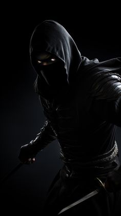 Vigilante Concept Art, Shadow Assassin, Venom Girl, Men Goals, Ninja Assassin, Ninja Wallpaper, Japanese Warriors, Japanese Art Samurai