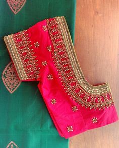 Order now friends ❤️ And follow me.....😘😘 Pink Blouse Designs, Silk Saree Blouse Designs Patterns, Latest Bridal Blouse Designs, Kids Blouse Designs, Traditional Blouse Designs, Cutwork Blouse Designs, Blouse Design Images, Wedding Blouse Designs