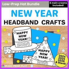 the new year headband crafts for kids