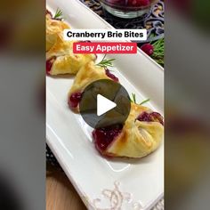 TikTok · FED BY SAB Easy Thanksgiving Appetizer, Thanksgiving Appetizers Easy, Thanksgiving Appetizer, Brie Bites, Thanksgiving Appetizers, Easy Thanksgiving, Brie, Appetizer, Cranberry