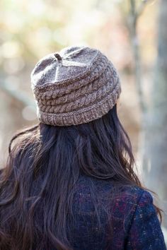 Hickory Cap | Knitting Pattern by Véronik Avery Brooklyn Tweed Patterns, Home In The Country, Beanie Knitting Pattern, Beanie Knitting, Brooklyn Tweed, Crochet Chain, Cap Patterns, I Cord, Pillbox Hat