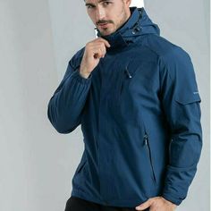 Men Soft Shell Coat Hooded Jacket Windbreaker Ski Top 2Layer Thermal Outdoor New Note: Please note this is in Asian sizing, smaller than western size e.g. UK, US, AU. Please check the measurements carefully before making a purchase. Please allow 2-4cm discrepancy due to different measurement method. If you are not sure which size to buy, please provide height and weight, we will recommend a suitable size. Size: S, M, L, XL,2XL, 3XL, 4XL, 5XL S: length: 72 cm/28.35 in; bust: 114 cm/44.88 in; shou Solid Windbreaker With Double-lined Hood For Hiking, Hiking Windbreaker With Double-lined Hood, Blue Winter Outerwear For Outdoor Work, Solid Windproof Hooded Jacket For Hiking, Detachable Hood Hooded Jacket For Hiking, Hooded Techwear Windbreaker For Skiing, Windproof Solid Hooded Jacket For Hiking, Casual Weatherproof Hooded Jacket For Winter Sports, Windproof Hooded Jacket For Hiking