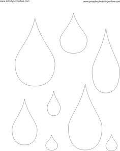 how to draw water drops step by step with pictures for kids, easy and fun