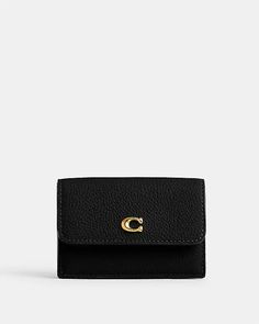 COACH® | Essential Mini Trifold Wallet Compact Wallets For Women, Small Coach Wallet, Compact Trifold Wallet With Coin Pocket, Classic Compact Card Holder With Coin Pocket, Women’s Wallet, Cute Wallets For Women, Designer Wallets For Women, Small Wallets For Women, Wallet Aesthetic