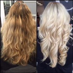 Platinum Blonde Hair Over 50, Golden Blonde To Platinum, Grown Out Platinum Blonde Hair, Honey Blonde Vs Platinum, Blonde Double Process, Fixing Yellow Blonde Hair, Platinum Blonde Hair Yellow Tone, Silver Hair Highlights, Beige Blond