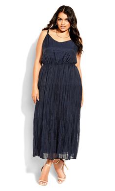 Maxi Dress Sale, Maxi Dress Navy, Tiered Maxi Dress, On Repeat, Chic Woman, City Chic, Plus Size Dress, Fit & Flare, Day Dresses