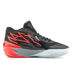 Stored In A Smoke Free And Pet Free Location Condition: Brand New No Box Brand: Puma Model: Flair Color: Black / Sunset Glow Style: Basketball Product Line: Puma Mb.02 Style Code: 378287-01 Size: 12 Puma [New] Lamelo Ball Mb.02 Flair Black Sunset Glow 378287-01 Black Synthetic Basketball Shoes For Training, Black Basketball Shoes With Boost Midsole For Light Sports, Dynamic Black Basketball Shoes With Boost Midsole, Dynamic Black Basketball Shoes For Light Sports, Black High-top Running Shoes With Shock Absorption, Black Basketball Shoes With Abzorb Midsole, Sporty Black Basketball Shoes With Shock Absorption, Black Basketball Shoes With Shock Absorption For Light Sports, Dynamic Black Breathable Basketball Shoes