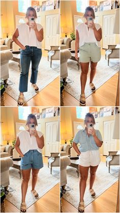 Paperbag Shorts, Shorts Denim, Madewell Denim, Spring Summer Outfits