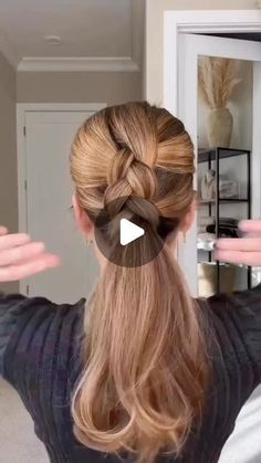 Braid Tutorials For Long Hair, Easy Bun Hairstyles For Long Hair, Hairstyles Tutorial, Easy Hairdos, Easy Bun Hairstyles, Beautiful Braided Hair, Natural Hair Tutorials, Easy Hair Updos, Hair Tips Video