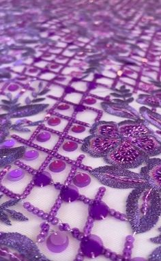 This high quality Fabric is measured in 5 Yards With Embroidered Beading and Sequin. It is soft, very delicate and beautiful. This high Quality Fabric is made with Fashion embroidered rhinestones can be used in making party wedding dresses, skirts, shawls, scarves and other other fashion apparels as you would like. Size : Length : 5 yards (180 inch). Width: 50 inch (Please allow slight deviation for the measurement data ,±1 inch) Material: 100% Polyester, Tulle Lace Fabric, Eco-Friendly embroide Purple Party Embroidered Fabric With Intricate Embroidery, Elegant Purple Embroidered Fabric With Sequins, Fitted Purple Embroidered Fabric For Party, Beaded Fitted Tulle Fabric For Party, Purple Sequined Embroidered Fabric For Party, Purple Sequin Fabric With Rhinestones For Party, Purple Party Embroidered Fabric With Sequins, Party Purple Embroidered Fabric With Sequins, Party Purple Embroidered Sequined Fabric