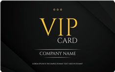 a black and gold business card with the word,'voip card company name '